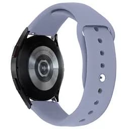Силіконовий ремінець Sport для Smart Watch 22mm Сірий / Lavender Gray