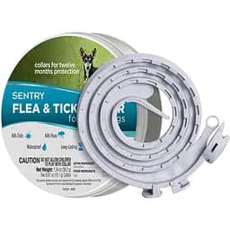 Sentry Flea&Tick Small СентРИ нашийник від бліх і кліщів для собак малих порід 6 місяців захисту 36 см 2 шт