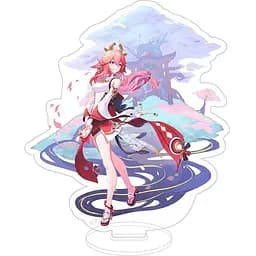 Акриловая фигурка Геншин Импакт Яэ Мико Genshin Impact Yae Miko 16 см