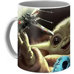 Кружка GeekLand Звездные войны Мандалорец Мандалорец Star Wars The Mandalorian малыш йода TM.04.21 330 мл белая
