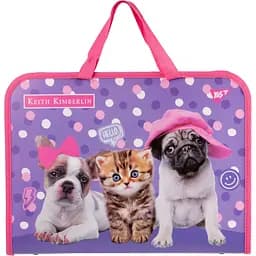 Папка-портфель YES Keith Kimberlin FC на молнии с тканевыми ручками (491982)