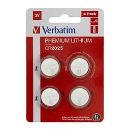 Батарейка Verbatim CR 2025 Lithium 3V x 4 (49532)
