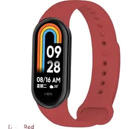 Силиконовый ремешок BeCover для Xiaomi Mi Smart Band 8 Dark Red (709385)