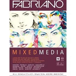 Блок для смешанных техник Fabriano Mixed Media А3 250 г/м² 40 л