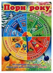 Плакат. Пори року. Дні тижня