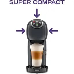 Кавоварка Krups Dolce Gusto Genio S Plus капсульна 0.8 л темно-сіра (KP340B10) - мініатюра 5