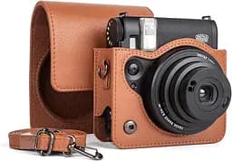 Подарунковий набір Камера Fujifilm Instax Mini 99, Фотопапір 20шт, Чохол, Фотоальбом на 108 фото Коричневий - мініатюра 4
