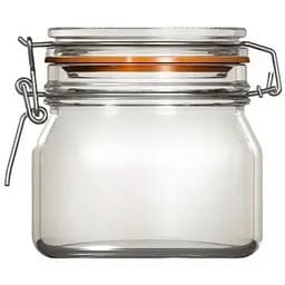 Банк для хранения с застежкой UniGlass Econ Round 500 мл (CG/22504)