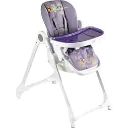 Стільчик для годування Joy K-60290, м'який чохол ПВХ, 4 колеса, з’ємний столик, кошик, в коробці