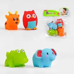 Комплект іграшок-пискавок "Звірятка" Bath Toys