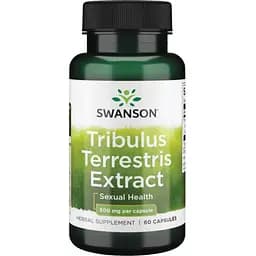 Екстракт трибулуса Swanson Tribulus Terrestris Extract 500 мг 60 капсул (100-45-3657047-20)