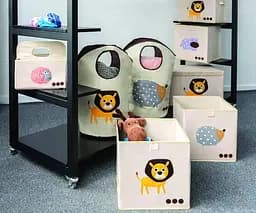Короб складаний Handy Home Бегемот, 33x33x33 см, бежевий (CH01) - мініатюра 2