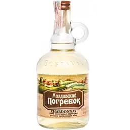 Вино Bostavan Молдавский Погребок Шардоне, 12,5%, 1 л (AU8P009)