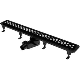 Душовий канал Waterway Stream 90 з чорною решіткою Line WSB900001N2