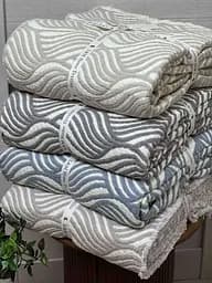 Плед двосторонній мусліновий євро L&M Home Textiles 20292 200х220 см бежевий - мініатюра 6