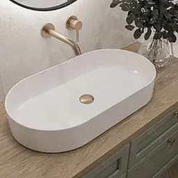 Умивальник VBI Verona 70 white накладний VBI-011302, Білий