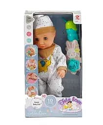 Пупс 6622 п'є з пляшечки, ходити на горщик, заплющує очі, муз. чіп, висота 35 см, в коробці (6967374435705)
