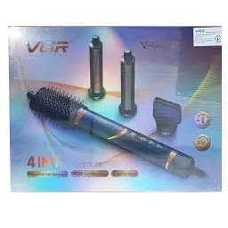 Фен стайлер VGR V 474, 4 в 1 фен для волосся 4 насадки 1400 Вт швидке сушіння укладання об'єм випрямлення завивка - мініатюра 2