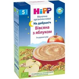 Молочна каша HiPP На добраніч Вівсяна з яблуком 250 г - мініатюра 2