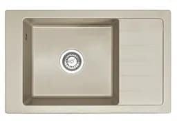 Кухонна мийка гранітна Rea Sten beige ZLE-00108 - мініатюра 7