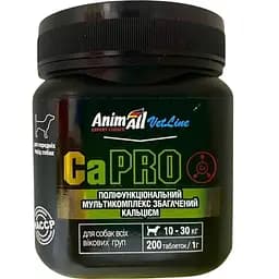 Витаминно-минеральная добавка AnimAll VetLine Ca PRO для средних пород собак 200 таблеток