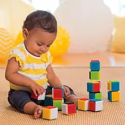 Розвиваючий набір Infantino Тесктурні кубики, 24 шт. (316051I) - мініатюра 2