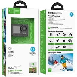Екшн-камера Hoco DV103 Dual color screen sports Camera - мініатюра 6