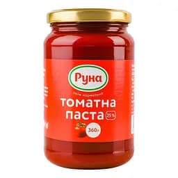 Паста томатная Руна 25% 360 г