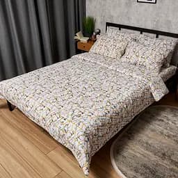 Комплект постельного белья Moon&Star Бязь Gold Люкс Modern Marble Евро 200х220 наволочки 4х50х70
