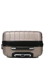 Валіза середня M ABS-пластик Madisson Snowball 03403 68х44х27см 68+13л Шампань - мініатюра 9