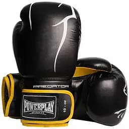Рукавиці боксерські PowerPlay PP 3018 Black/Yellow - 16 унцій