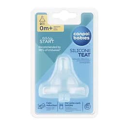 Соска силиконовая к бутылочкам с широким отверстием "EasyStart" мини