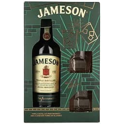 Набір Віскі Jameson Irish Whisky, 40%, 0,7 л + 2 келихи (304763) - мініатюра 3