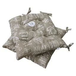 Подушка на стілець Прованс Beige Breakfast 40х40 см, бежевий (11186)