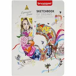 Блокнот Sketch/Notebook А5 140 г/м2 80 л білий Bruynzeel