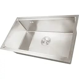 Комплект мийки на кухню та змішувача Nett з нержавіючої сталі NS-7042