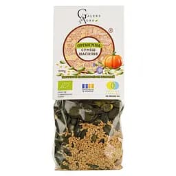 Органічна суміш насіння Galeks-Agro для салатів гарбузове насіння + льон золотий 200 г