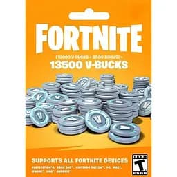 Fortnite 13500 В-баксів 10000 + 3500 V-BUCKS Всі платформи
