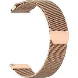 Ремінець DK CDK для Samsung Watch3 (R850 / R855) 41mm 20mm Metal Milanese Loop Magnetic (09649) (rose gold)