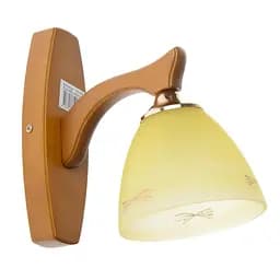 Бра Brille BKL-403W/1 настінне накладне дерев'яне кантрі