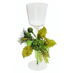 Подсвечник Бокал с яблоком