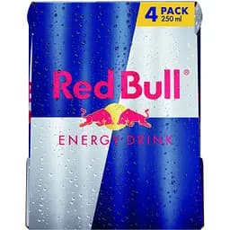 Уценка. Напиток энергетический Red Bull безалкогольный среднегазированный 4 шт. х 250 мл