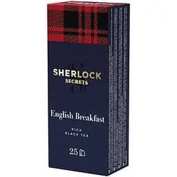 Чай чорний Sherlock Secrets English Breakfast 50 г (25 шт. х 2 г) (920156)