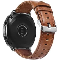 Шкіряний ремінець Primo для годинника Samsung Sport Gear (SM-R600) Light Brown