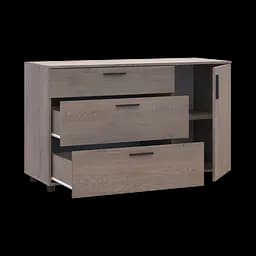 Комод Doros Торн Кремона Канноло 3Ш/1Д 135х51.6х80 (41510177) - мініатюра 9