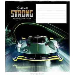 Зошит учнівський "Strong wheels" Школярик 012-3086C 12 аркушів (4820006472535)(SC)