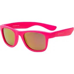 Детские солнцезащитные очки Koolsun Wave 1+ неоновый розовые (KS-WANP001)