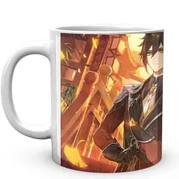 Кухоль GeekLand Genshin Impact Геншин Імпакт Чжун Лі Тарталья GN 02.636 330 мл білий