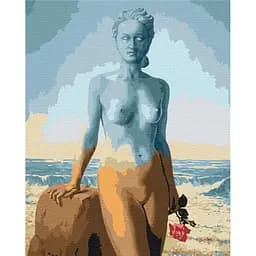 Картина по номерам на підрамнику Brushme Красивий корабель. Рене Магрітт