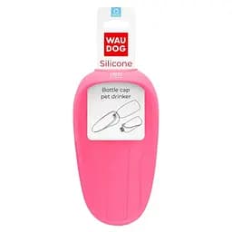 Поилка-насадка на бутылку Waudog Silicone, 16,5х9 см, розовый (50777)